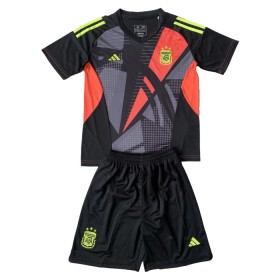 Argentina Målmand Børn Hjemme 2024 Sort - Fodboldtrøjer (S/S)